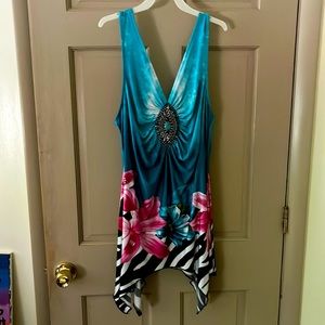 Venus embellished floral top